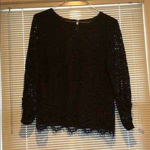 Black Lace Shirt